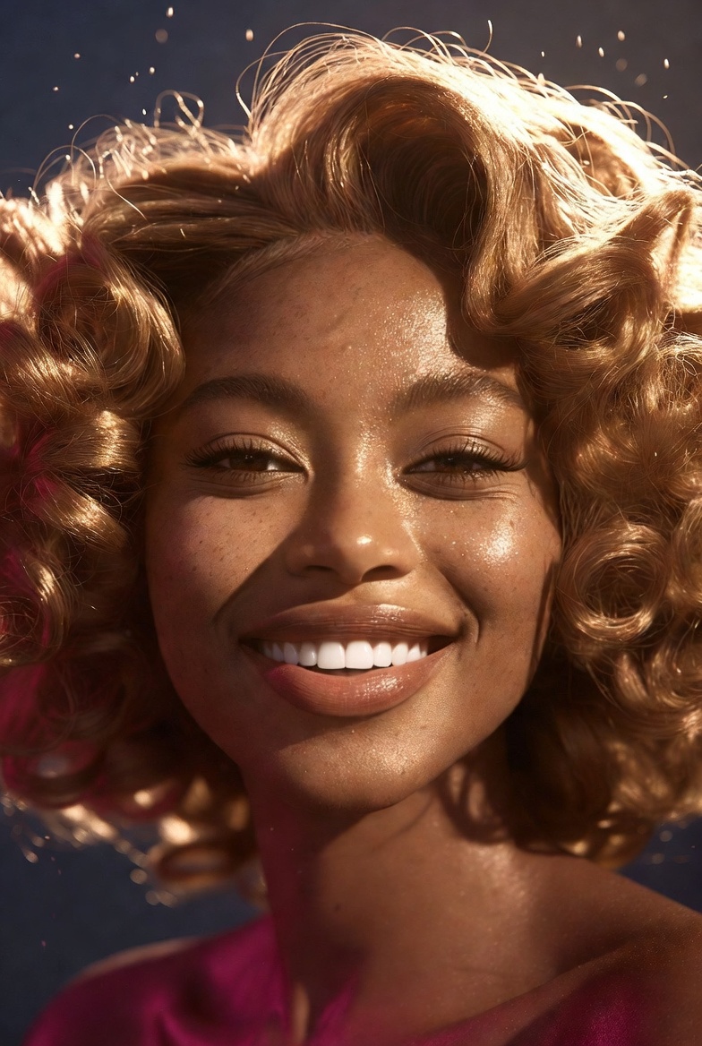 Golden Goddess Curls